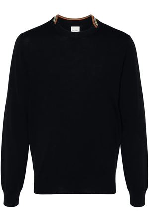 Maglione in lana merino blu notte PAUL SMITH | M1R901YN0242049